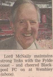 Congratulations to Tom McNally