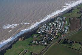 Cliff Fall At Trimingham Caravan Park Aerial Image Aerial Images Aerial Caravan Park