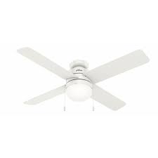 Ceiling fan low profile can also be fairly widespread as hugger fan. Hunter Fans 5036 Timpani Low Profile Ceiling Fan With Light Kit And Pull Chain In Modern Style 52 Inches Wide By 14 05 Inches High