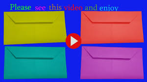 This envelope is slightly bigger and great for holding a traditional letter size. How To Make An Envelope Out Of Rectangular Paper Make Some Wonderful