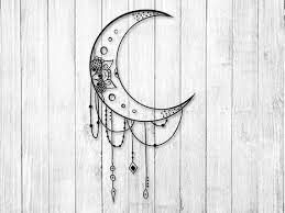 Mandala Moon Svg Mandala Svg Moon Svg Moon Clipart Svg Etsy Mandala Svg Clip Art Svg