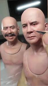 Stars WiP Polymer Clay Head Sculpt