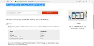 Microsoft Office Proofing Tools 2016 Office Windows 10 Forums