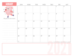 Free download blank calendar templates for january 2021. Free Printable January 2021 Calendar Pdf Cute Freebies For You