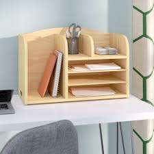 Safco's desktop organizers keep everything in place so your workspace is neat and tidy. Rebrilliant High Desk File Organizer Reviews Wayfair