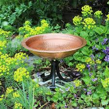 This extra feature can elevate the you may even be able to make your own birdbath with your own materials which may further lower the expected cost. Achla Hammered Solid Copper Birdbath With Tripod Stand