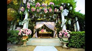 This one by slauer events and gold and bloom involved a web of vines, greenery, and florals. Best Garden Wedding Decoration Ideas Youtube