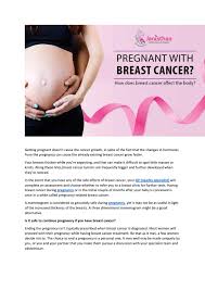 Fighting cancer is a constant, a daily part of your life. Breast Cancer During Pregnancy How Does Breast Cancer Affect The Body Breast Cancer Treatment By Janisthaa Ivf Issuu