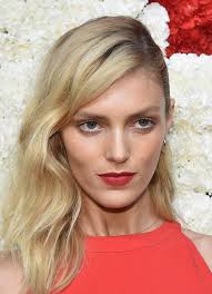 Follow on see more of anja rubik on facebook. Anja Rubik Mid Length Wavy Hairstyle For Thick Fine Hair Hairstyles Weekly