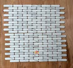 Gạch Mosaic Que Đầu Tròn Trắng Vân Mây DT 1003 - Thành Phát Huy