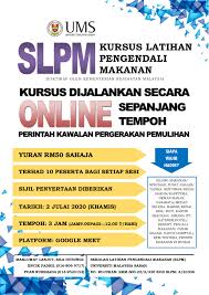 Kursus & latihan diadakan setiap sabtu sepanjang tahun di dewan komuniti presint 8, putrajaya. Iklan Kursus Latihan Pengendali Makanan Slpm
