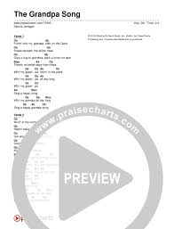 Download The Grandpa Song Chords Pdf Dennis Jernigan Praisecharts