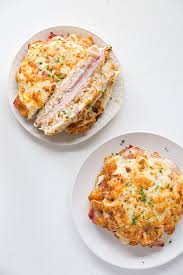Waffled Hash Brown Croque Monsieur Real Food By Dad Recept