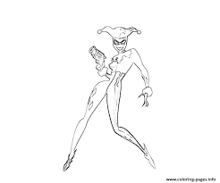 Among us 358 views per. With A Gun Harley Quinn Coloring Pages Printable
