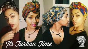 Keep any short hairs from falling in your face by placing a small braid down the middle of your part. 45 Head Wrap Styles For The Long Short And Loc D Naturallycurly Com