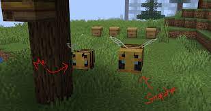 After months of pleading with mojang to update caves, dungeons, and the nether,. Aren T Bees A Little Too Big I Made The Model Only Slightly Smaller And It Already Looks A Lot Better Minecraft