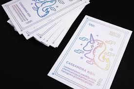 • order as few as 250 business cards. Holographic Foil Name Cards Papypress Bespoke Invitations Stationery