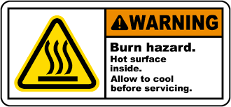 Ensure hygiene standards are met at all times and give clear guidance for the use of dangerous kitchen machinery. Hot Surface Stickers Kitchen Safety Warning Signs Burn Hazard Heating Label Other Kitchen Dining Items Home Garden Worldenergy Ae
