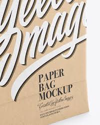 Download Kraft Paper Bag Mockup In Bag Sack Mockups On Yellow Images Object Mockups PSD Mockup Templates