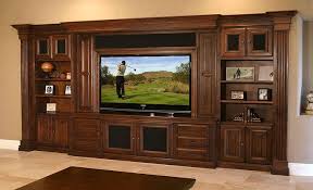 Built In Column Theater Stone Creek Furniture In 2020 Built In Furniture Furniture Living Room Entertainment Center