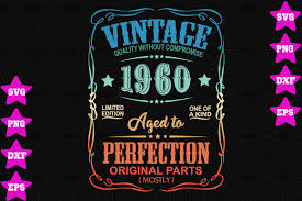 Download Free Vintage 1960 Svg Cut File