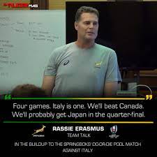 This is the page for south africa. Sa Rugby Magazine On Twitter A Selection Of Rassie Erasmus Golden Quotes From The World Cup