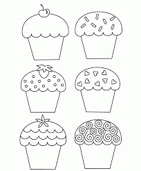 In this printable download you'll receive one pdf page of one extra large size Free Printable Cupcake Coloring Pages Coloring Home