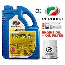 See more of minyak enjin perodua myvi supplier on facebook. Myvi 1 3 1 5 Alza Perodua Semi Synthetic 5w 30 Engine Oil Oil Filter Minyak Enjin Kereta Shopee Malaysia