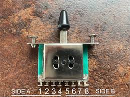 As found on 335 hollow body style guitars as well as thinner solid bodies such as the gibson sg. 3 Way Lever Switches With 8 Connection Lugs Explained Warman Guitars