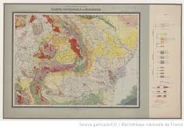 Relieful deluros este mai coborât; Harta Geologica A Romaniei Institutul Geologic Al Romaniei Gallica