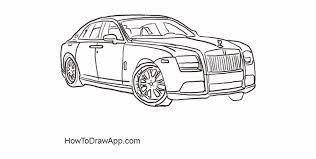 Open this page, download the chrysler 300c coloring page, take your favorite tools and colors and start painting! 2d Drawing Car Rolls Royce Coloring Pages Transparent Png Download 1049532 Vippng