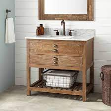 Here is a sample of farmhouse and modern vanities that we have created for our customers. 36 Benoist Reclaimed Wood Vanity For Rectangular Undermount Sink Wax Pine Wood Bathroom Vanity Reclaimed Wood Vanity Bathroom Vanity