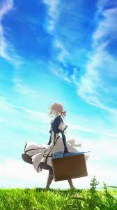 Violet Evergarden Pemandangan Anime Pemandangan Gadis Animasi