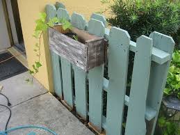 Outddor Paletten Idee Palettengarten Zaun Selbstgemacht Diy Gartenzaun