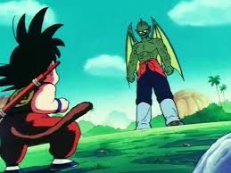 kid goku vs tambourine anime dragon ball kid goku goku face