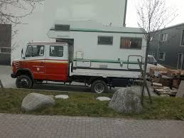 Mb814 4x4 With An Old Bimobil Camper On The Tray