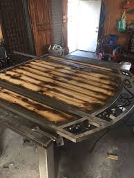 Burn The Wood For A Rustic Look Coffee Table Custom Gates Pallet Coffee Table