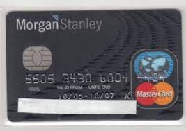 The morgan stanley debit card is issued by morgan stanley private bank, national association pursuant to a license from mastercard international incorporated. Bank Card Morganstanley Morgan Stanley Dean Witter Bank United Kingdom Of Great Britain Northern Ireland Col Gb Mc 0050