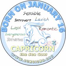 January 16 Capricorn Birthday Horoscope Meanings Personality Sunsigns Org Birthday Horoscope December Zodiac Sign Capricorn Birthday