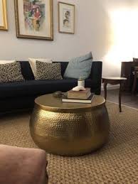 Gold Hammered Metal Cala Coffee Table By World Market 1000 In 2020 Metal Table Decor Luxury Furniture Sofa Coffee Table