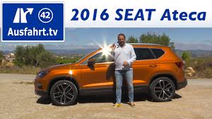 Seat ateca 575861691 trennnetz gepäcknetz netz kofferraum. 2016 Seat Ateca 2 0 Tdi 190 Ps 4drive Xcellence Fahrbericht Der Probefahrt Test Review Youtube
