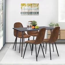 Eckard Upholstered Side Chair In Brown In 2020 Dining Chairs Upholstered Side Chair Leather Dining Chairs