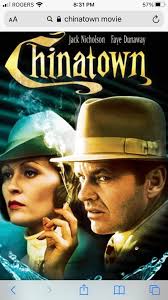 What an amazing movie Chinatown is, a must-watch annually