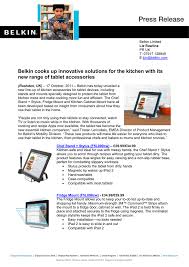 belkin cooks up innovative solutions