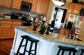Remove The Raised Part Of The Kitchen Bar To Have More Counter Space And Open Up The Space More Home Kitchens Kitchen Remodel Kitchen Cabinets