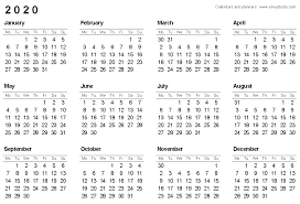 Free Printable 2020 Calendar Template Calendar Printables Calendar 2019 Printable Calendar Template