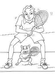 Tennis 24 Coloriage Tennis Coloriage Sport