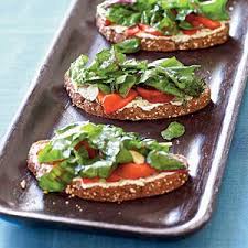 Tartines With Cheese Peppers And Chard Myrecipes Com Vegetarian Sandwich Recipes Food