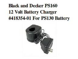 Black And Decker Firestorm Battery Charger Ps160 Black And Decker Ps160 12 Volt Battery Charger 418354 01 For Ps130 Battery 59 99 Picclick