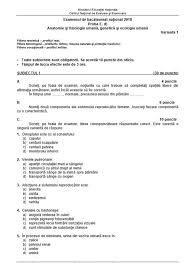 Savesave subiecte biologie vegetală și animală 2018 for later. Subiecte È™i Barem De Corectare Bac 2018 La Probele La Alegere Au Fost Publicate Stirileprotv Ro